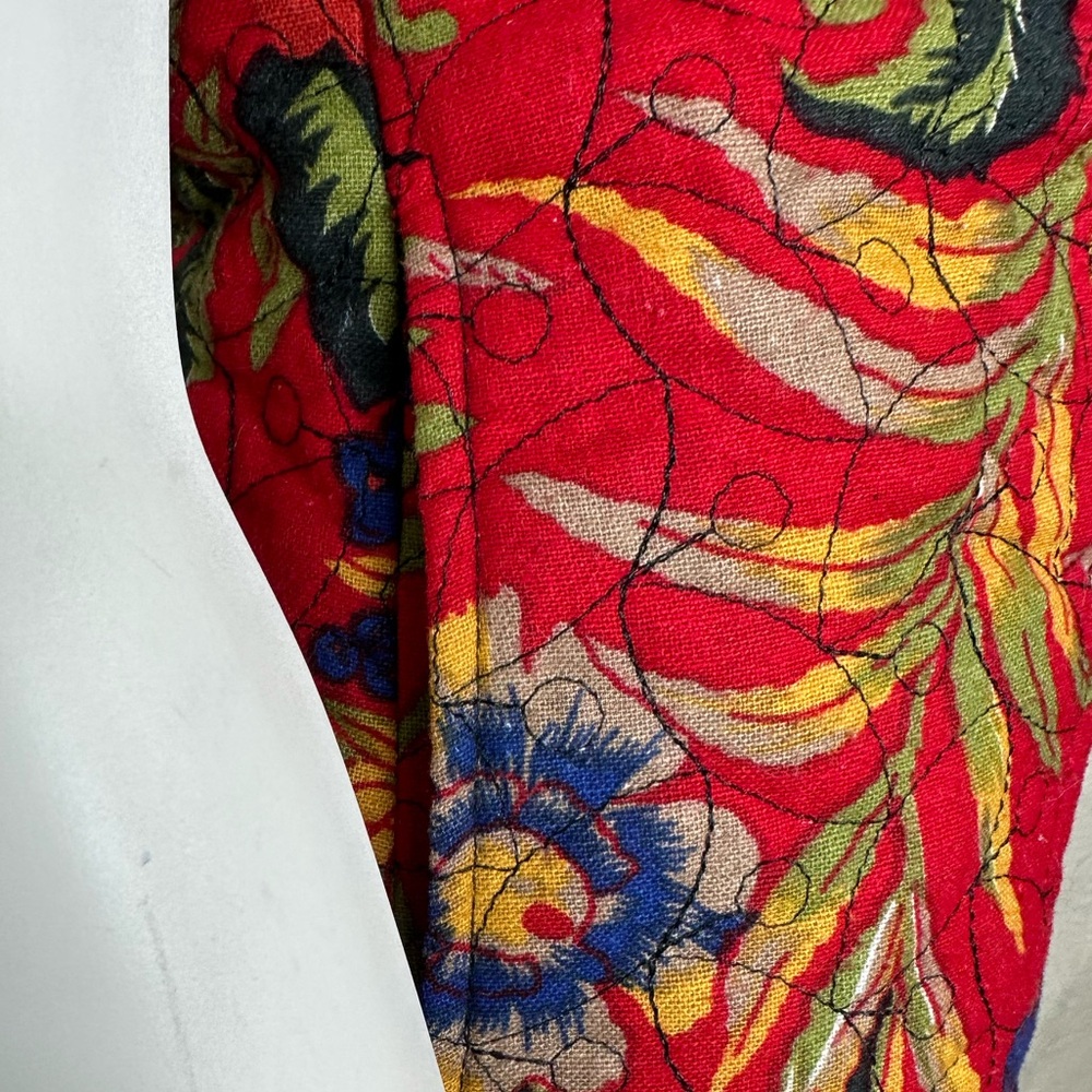Ke Ke Quilted Linen Long Colorful Vest - Picture 12 of 16